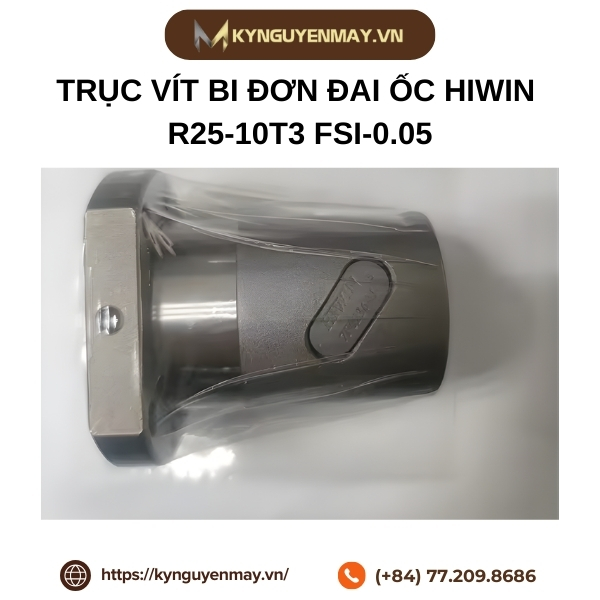 Trục vít bi đơn đai ốc HIWIN R25-10T3-FSI-0.05
