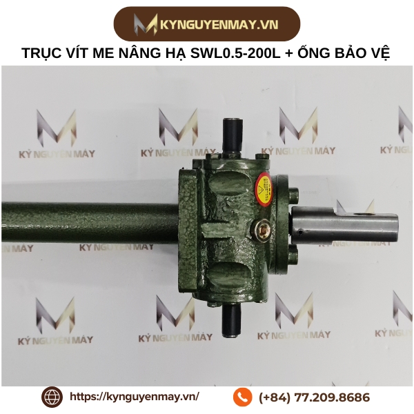 Trục vít me nâng hạ TWS (SWL) - trục vít bánh vít (Tay quay, động cơ)