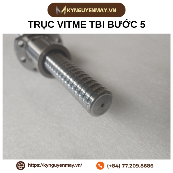 Trục vitme bi TBI Bước 5 | SFU1205, SFU2505, SFU4005