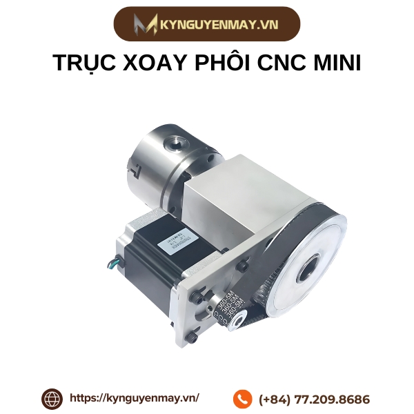 Trục xoay phôi CNC mini