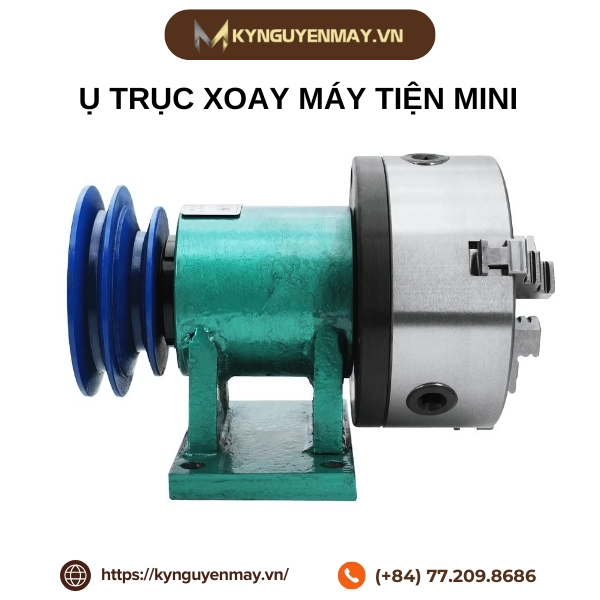 Ụ trục xoay máy tiện mini