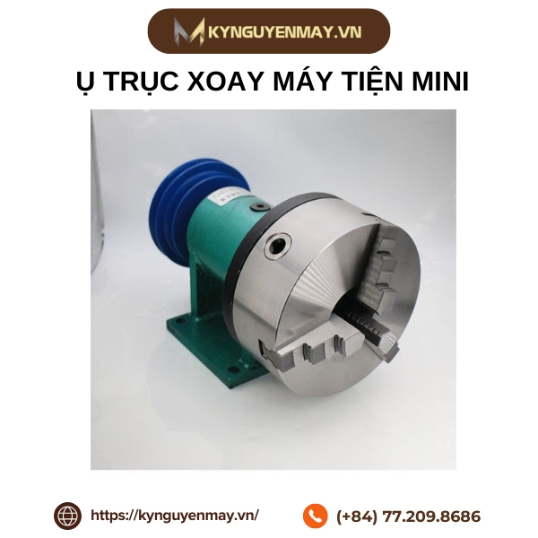 Ụ trục xoay máy tiện mini