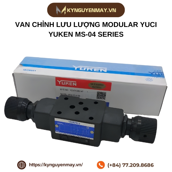 Van chỉnh lưu lượng Modular YUCI YUKEN MS-04 series