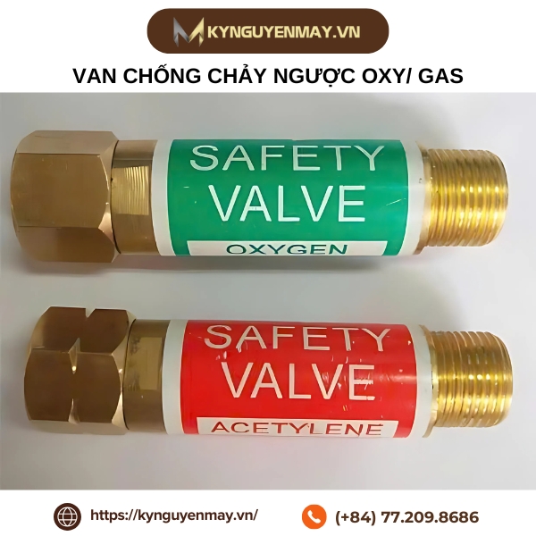 Van chống chảy ngược oxy/ gas