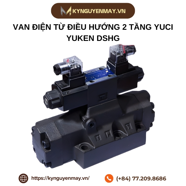 Van điện từ điều hướng 2 tầng YUCI YUKEN DSHG