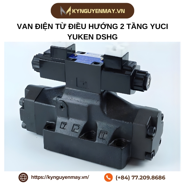 Van điện từ điều hướng 2 tầng YUCI YUKEN DSHG