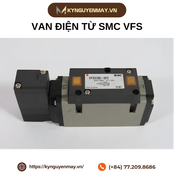 Van điện từ SMC VFS3100, VFS3200, VFS3400, VFS3500