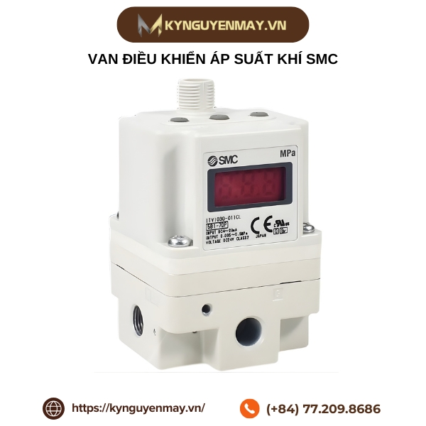 Van điều khiển áp suất khí SMC