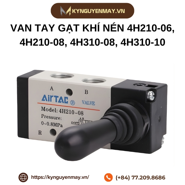 Van tay gạt khí nén 4H210-06, 4H210-08, 4H310-08, 4H310-10