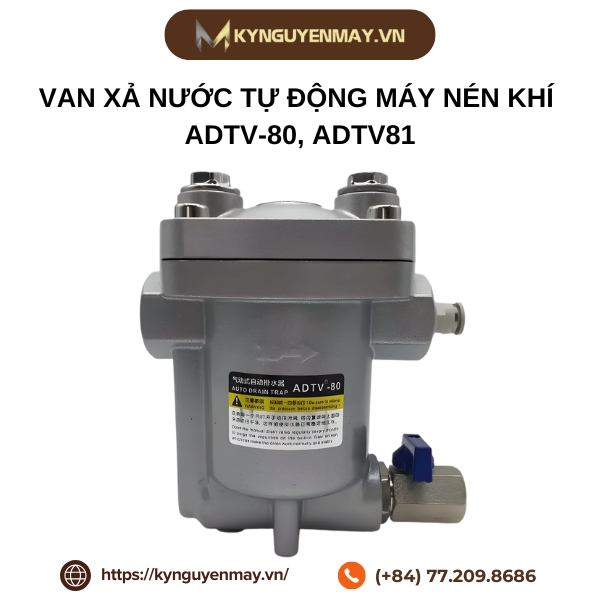 Van xả nước tự động máy nén khí ADTV-80, ADTV81