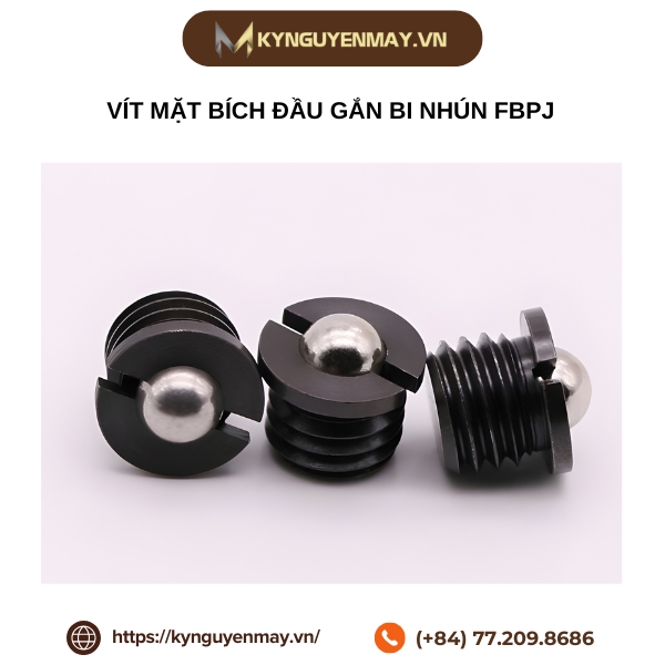 Vít mặt bích đầu gắn bi nhún FBPJ