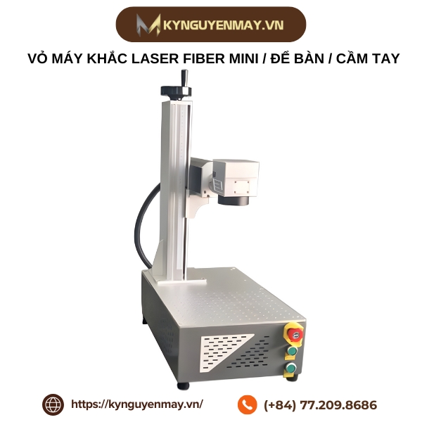 Vỏ máy khắc laser fiber mini/ để bàn/ cầm tay