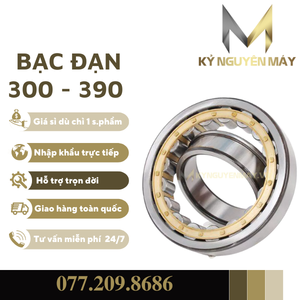 Vòng Bi Đũa NU300 - NU390