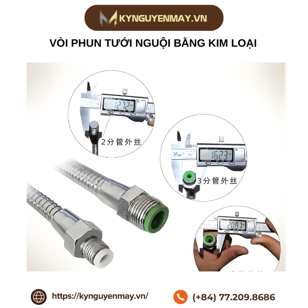 Vòi phun tưới nguội bằng kim loại