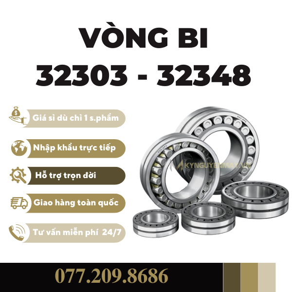 Vòng bi 32303 - 32348
