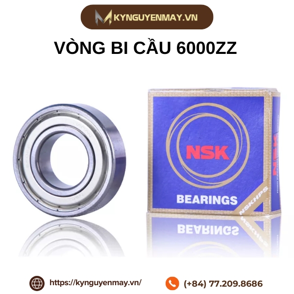 Vòng bi cầu NSK 6000ZZ