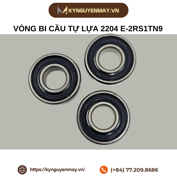 Vòng bi cầu tự lựa 2204 E-2RS1TN9
