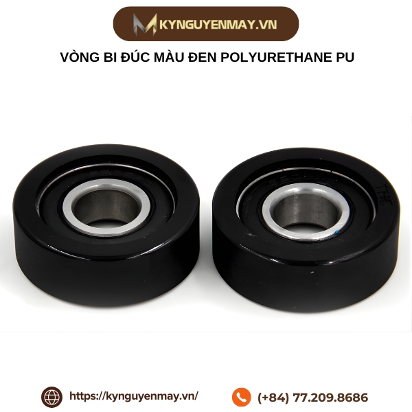 Vòng bi đúc màu đen polyurethane PU