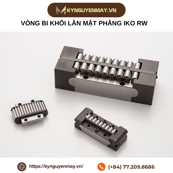 Con trượt vòng bi khối lăn mặt phẳng IKO RW