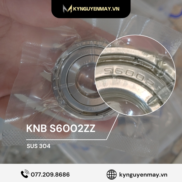 Vòng bi KNB S6002ZZ (INOX 304)