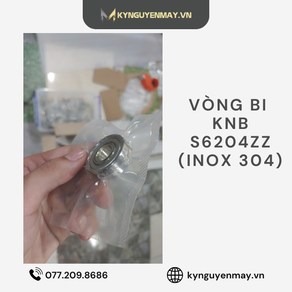 Vòng bi KNB S6204ZZ INOX 304