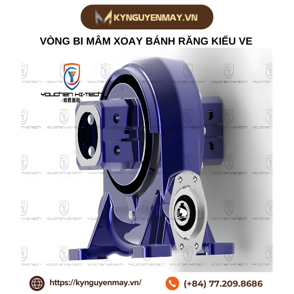 Vòng bi mâm xoay bánh răng kiểu VE