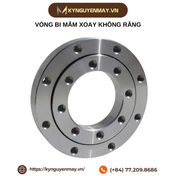 Vòng bi mâm xoay không răng