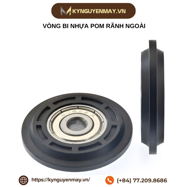 Vòng bi nhựa POM rãnh ngoài