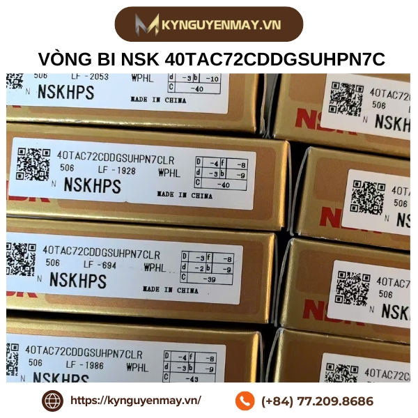 Vòng bi NSK 40TAC72CDDGSUHPN7C