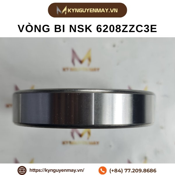 Vòng bi cầu NSK 6208ZZC3E