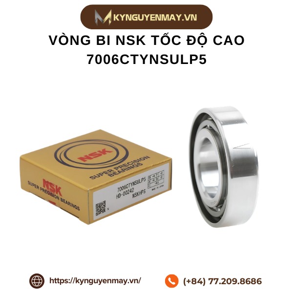 Vòng bi NSK tốc độ cao 7006CTYNSULP5