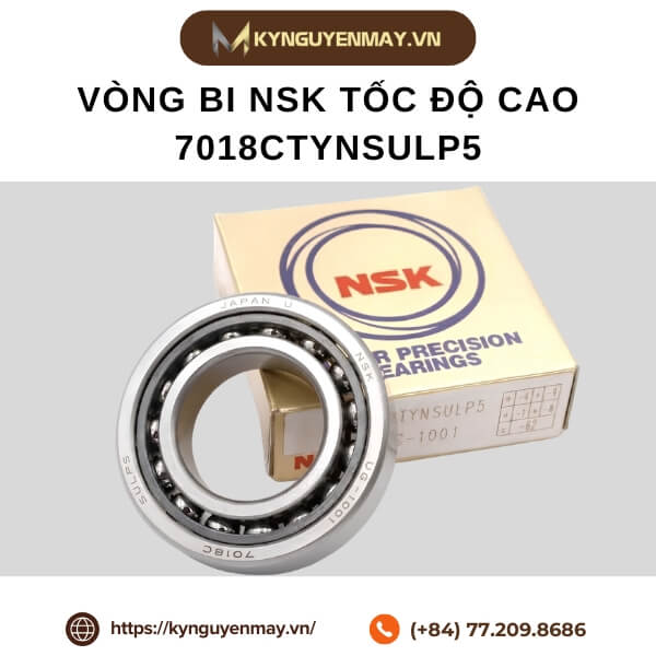 Vòng bi NSK tốc độ cao 7018CTYNSULP5