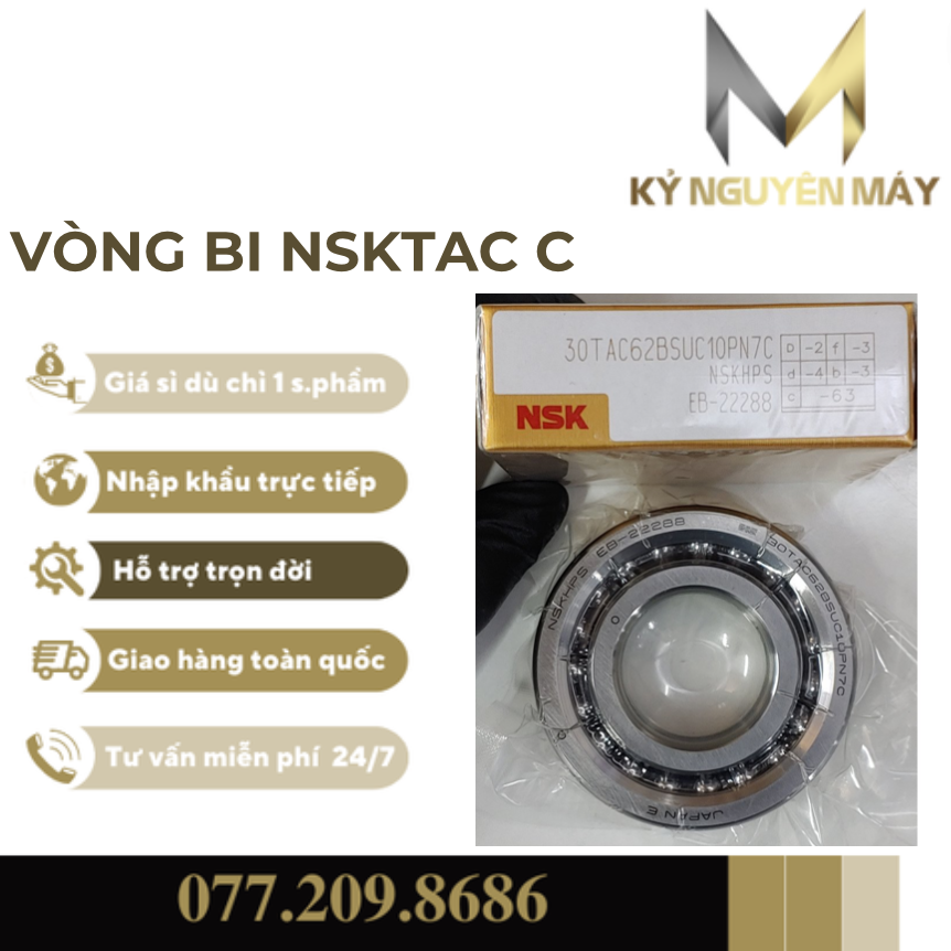 Vòng bi bạc đạn NSKTAC C