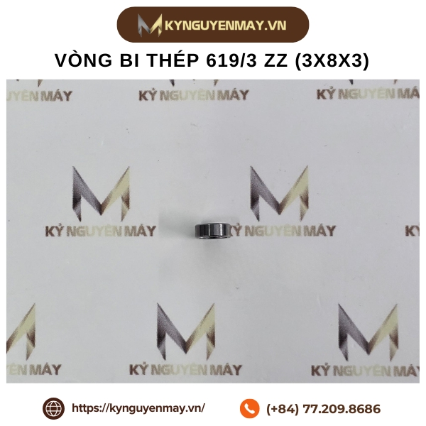 Vòng bi thép 619 ZZ | 619/3, 619/4, 619/5, 619/6, 619/7, 619/8, 619/9