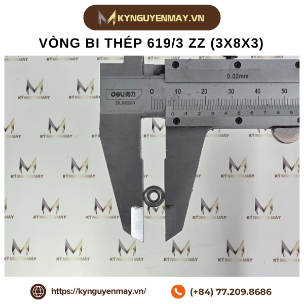 Vòng bi thép 619 ZZ | 619/3, 619/4, 619/5, 619/6, 619/7, 619/8, 619/9