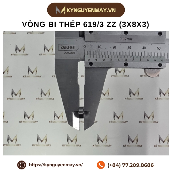 Vòng bi thép 619 ZZ | 619/3, 619/4, 619/5, 619/6, 619/7, 619/8, 619/9