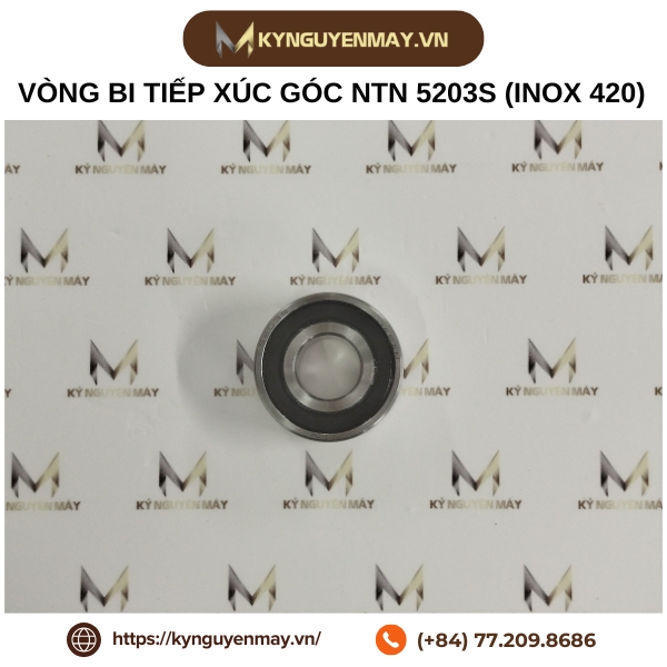 Vòng bi tiếp xúc góc 2 dãy NTN 5203S