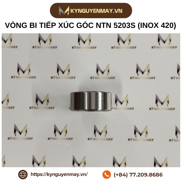 Vòng bi tiếp xúc góc 2 dãy NTN 5203S