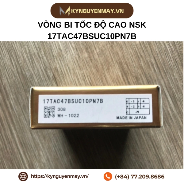 Vòng bi tốc độ cao NSK 17TAC47BSUC10PN7B