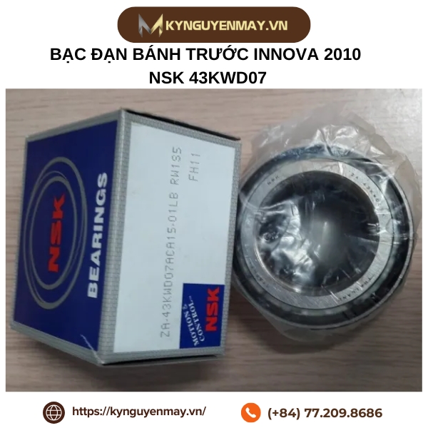 Bạc đạn bánh trước Innova 2005 - 2016 NSK 43KWD07