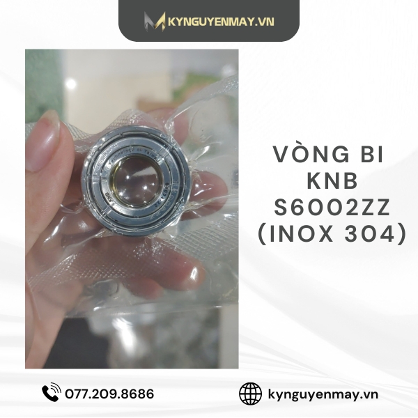 Vòng bi KNB S6002ZZ (INOX 304)