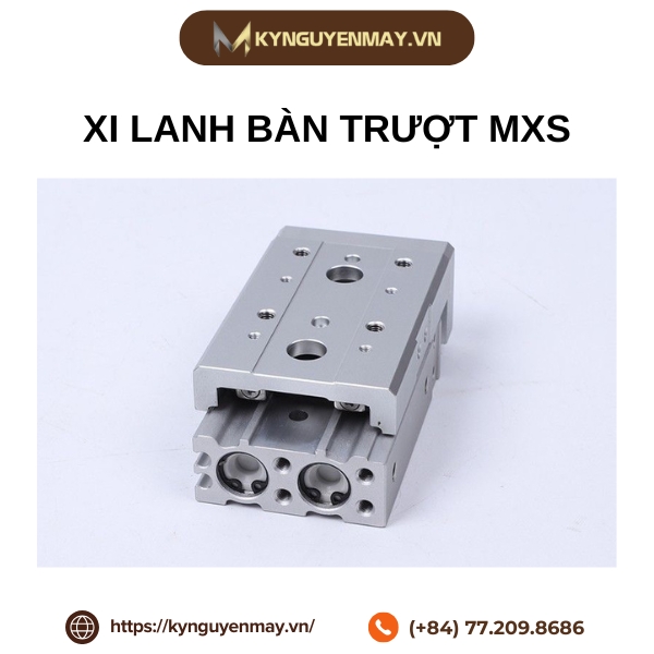 Xi lanh bàn trượt MXS6, MXS8, MXS12, MXS16, MXS20, MXS25