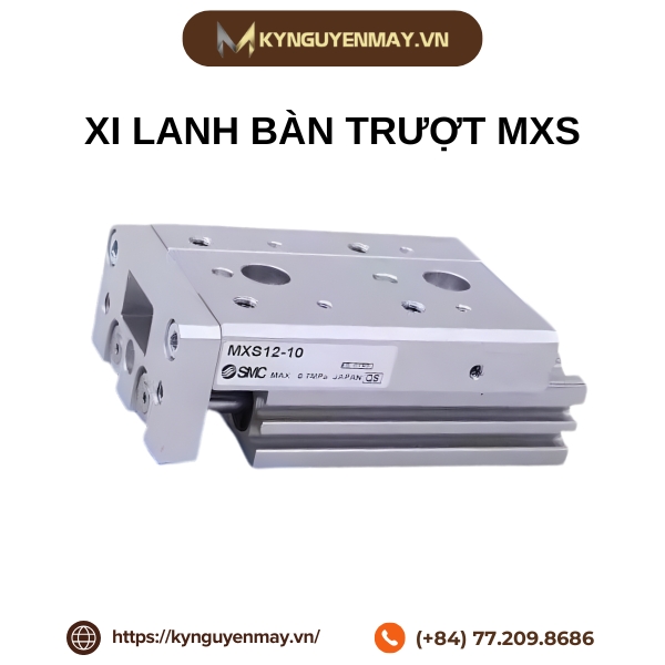 Xi lanh bàn trượt MXS6, MXS8, MXS12, MXS16, MXS20, MXS25