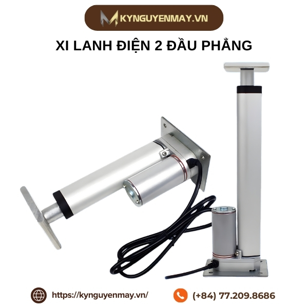 Xi lanh điện 2 đầu phẳng