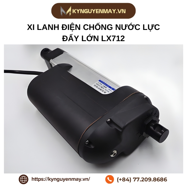 Xi lanh điện chống nước lực đẩy lớn LX712