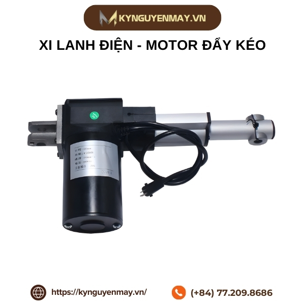 Xi lanh điện - Motor đẩy kéo