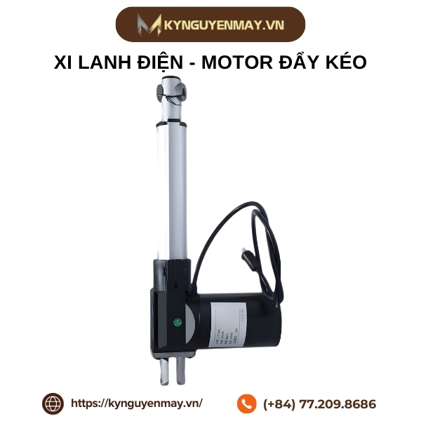 Xi lanh điện - Motor đẩy kéo