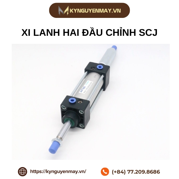Xi lanh hai đầu chỉnh SCJ