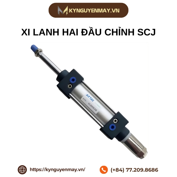 Xi lanh hai đầu chỉnh SCJ