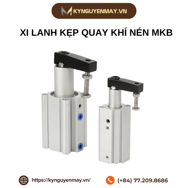 Xi lanh kẹp quay khí nén MKB